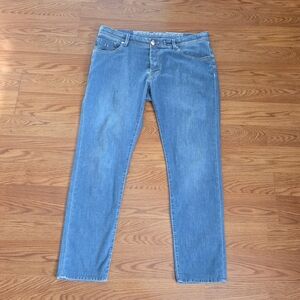 Tramarossa Leonardo Jeans Mens Size 38 Light Blue Soft Touch Denim Made in Italy